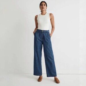 Madewell Blue Wide Leg Jeans